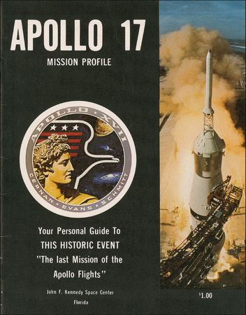 Lot #499 Apollo 17 Mission Profile - Image 2