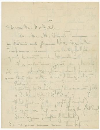 Lot #970 Humphrey Bogart: Politically incorrect Bogie rants on the high cost of attending a party, booze and a hunting club ?filled with Jews? - Image 1