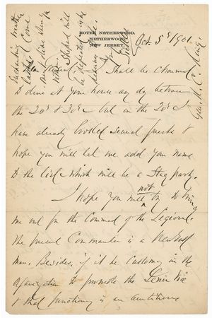 Lot #472 Daniel E. Sickles - Image 1