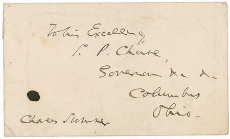 Lot #379 Charles Sumner Handwritten Letter Signed - Image 2