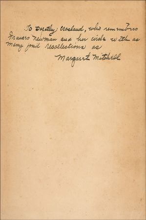 Lot #640 Margaret Mitchell: Rare signed first edition of Gone With the Wind inscribed by Mitchell - Image 1
