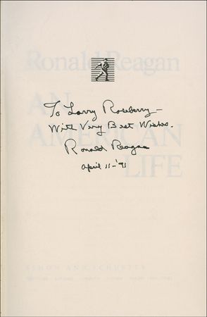 Lot #150 Ronald Reagan Book - Image 1