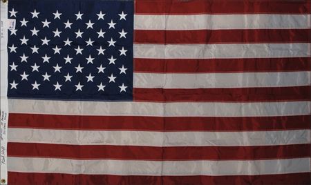 Lot #393 US Flag: Bob Heft American Flag - Image 1