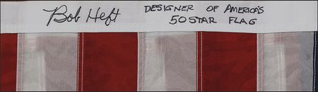 Lot #393 US Flag: Bob Heft American Flag - Image 2