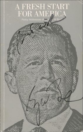 Lot #9 George W. Bush and Al Gore: Gore gives