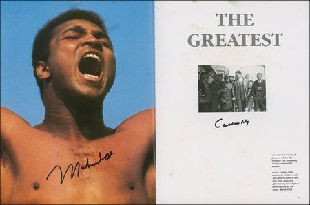 Lot #1161 Muhammad Ali: ‘The Greatest’ signs six times, twice as Cassius Clay - Image 3