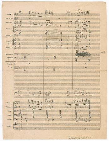 Lot #732 Charles Wakefield Cadman Autograph Musical Manuscript - Image 1