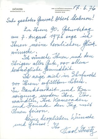 Lot #423 Karl Dönitz Group Lot - Image 1