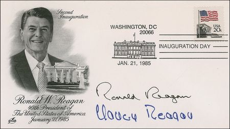 Lot #148 Ronald Reagan and George Bush Inaugural Covers - Image 1