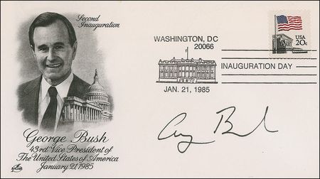 Lot #148 Ronald Reagan and George Bush Inaugural Covers - Image 2