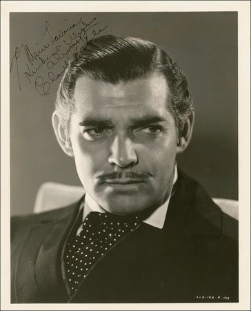 Lot #1021 Gone With the Wind: Clark Gable: A Hollywood rarity: Gable as Rhett Butler! - Image 1
