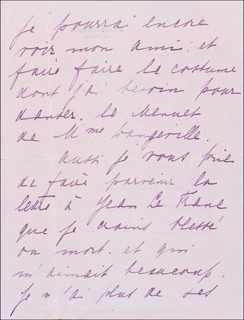 Lot #337 Mata Hari: A year before the famous spy is nabbed, thoughts of an outfit needed to dance a minuet and of a Frenchman ?whom I fear wounded or dead and who loved me a lot? - Image 2