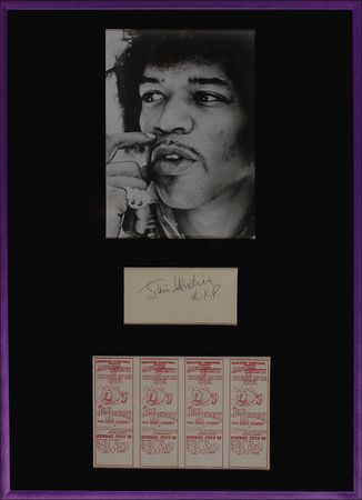 Lot #855 Jimi Hendrix: Jimi adds the song title that made him an alien - Image 1