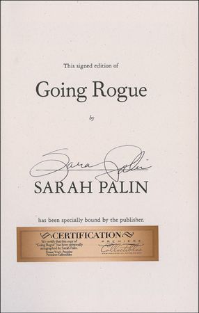 Lot #344 Sarah Palin Book - Image 1