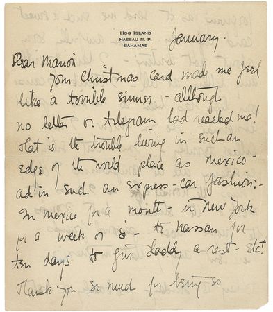 Lot #502 Anne Lindbergh: The future Mrs. Lindbergh finds herself smitten with Charles: ?Guests arrived?including Col. L. and the distractions were just too great for me? - Image 1