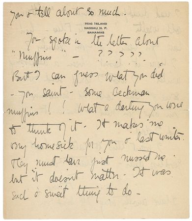 Lot #502 Anne Lindbergh: The future Mrs. Lindbergh finds herself smitten with Charles: ?Guests arrived?including Col. L. and the distractions were just too great for me? - Image 5