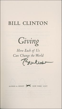 Lot #30 Bill Clinton