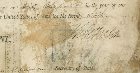 Lot #95 Thomas Jefferson and James Madison: Dual signatures of America?s third and fourth chief executives - Image 3