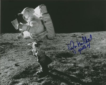 Lot #512 Edgar Mitchell Signed Photographs - Image 1
