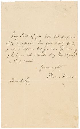 Lot #603 Thomas Moore Letters - Image 1
