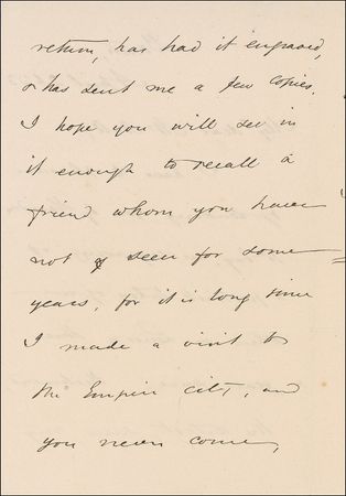 Lot #351 William Hickling Prescott Handwritten Letter Signed - Image 2