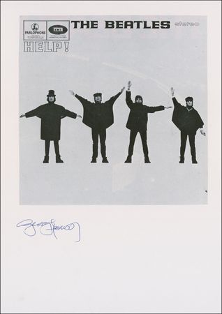 Lot #726 Beatles Signatures - Image 1