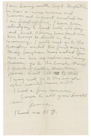 Lot #437 George S. Patton: ?Blood and Guts? gets scared at the prospect of his promotional exam at Fort Bliss - Image 2