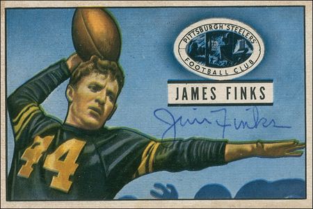 Lot #1142 Jim Finks Trading Card - Image 1