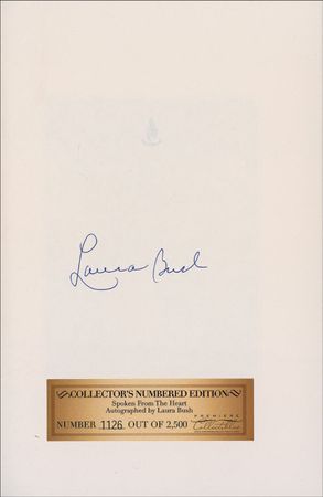 Lot #19 Laura Bush - Image 1