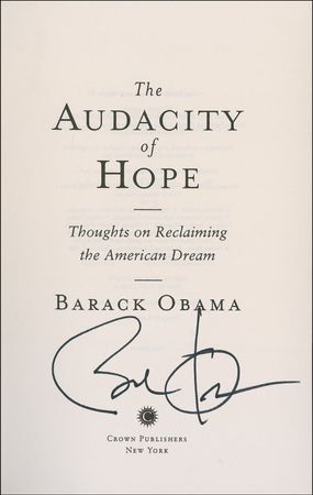 Lot #133 Barack Obama Book - Image 1