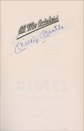 Lot #1198 Mickey Mantle Book - Image 1