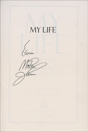 Lot #1078 Kareem Abdul-Jabbar and Magic Johnson Books - Image 1