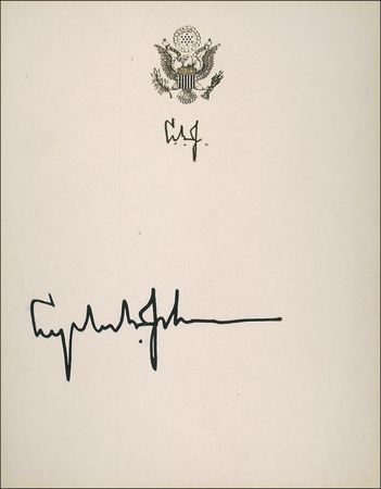 Lot #103 Lyndon B. Johnson Bookplates - Image 1