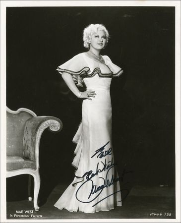 Lot #1063 Mae West Signed Photograph - Image 2