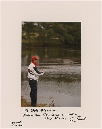 Lot #15 George Bush: “P.S. Here’s a shot of Geo.