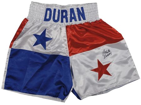Lot #1138 Roberto Duran Trunks and Glove - Image 2