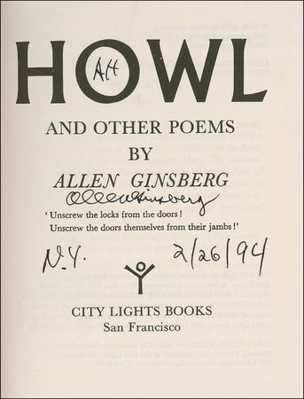 Lot #564 Allen Ginsberg Book - Image 1