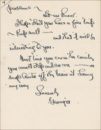 Lot #611 Georgia O’Keeffe: More than a decade after her husband’s death, O’Keefe looks to finally settle his estate - Image 4