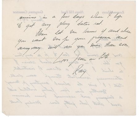 Lot #1006 Raymond Massey - Image 2