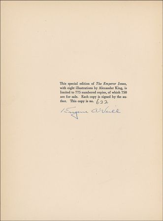 Lot #607 Eugene O’Neill Book - Image 1
