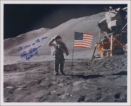 Lot #462 Apollo 15: Irwin and Scott Signed Photographs - Image 2
