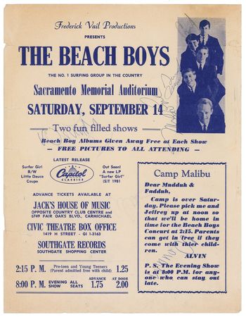 Lot #724 Beach Boys: The Beach Boys hit Sacramento for a concert - Image 1