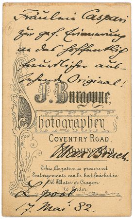 Lot #682 Max Bruch Signed Photograph - Image 1