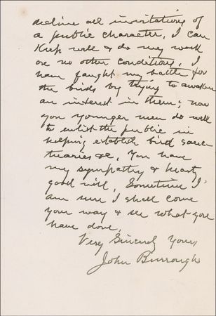 Lot #226 John Burroughs - Image 2
