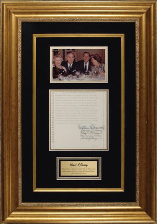 Lot #664 Walt Disney Signed Document - Image 2