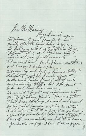 Lot #647 Frank Lloyd Wright: Beautiful, albeit strange, prose in a letter from early in his historic career - Image 1