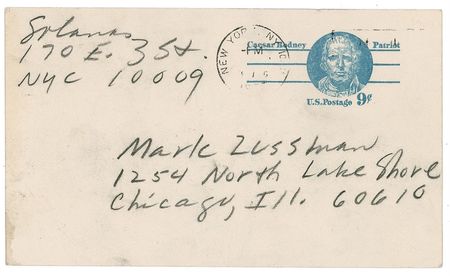 Lot #630 Valerie Solanas Signed Note - Image 2
