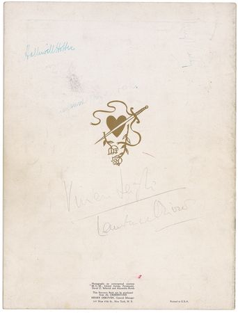Lot #989 Vivien Leigh and Laurence Olivier Program - Image 1