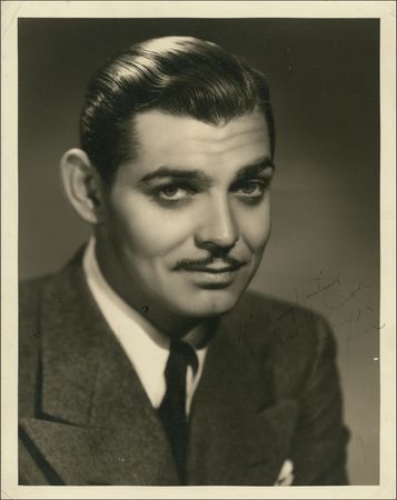 Lot #933 Clark Gable: Oversized Gable Sinclair Bull portrait - Image 1