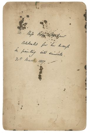 Lot #594 James Russell Lowell Signed Photograph - Image 2